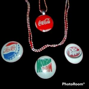 Soda Themed Magnetic Necklace